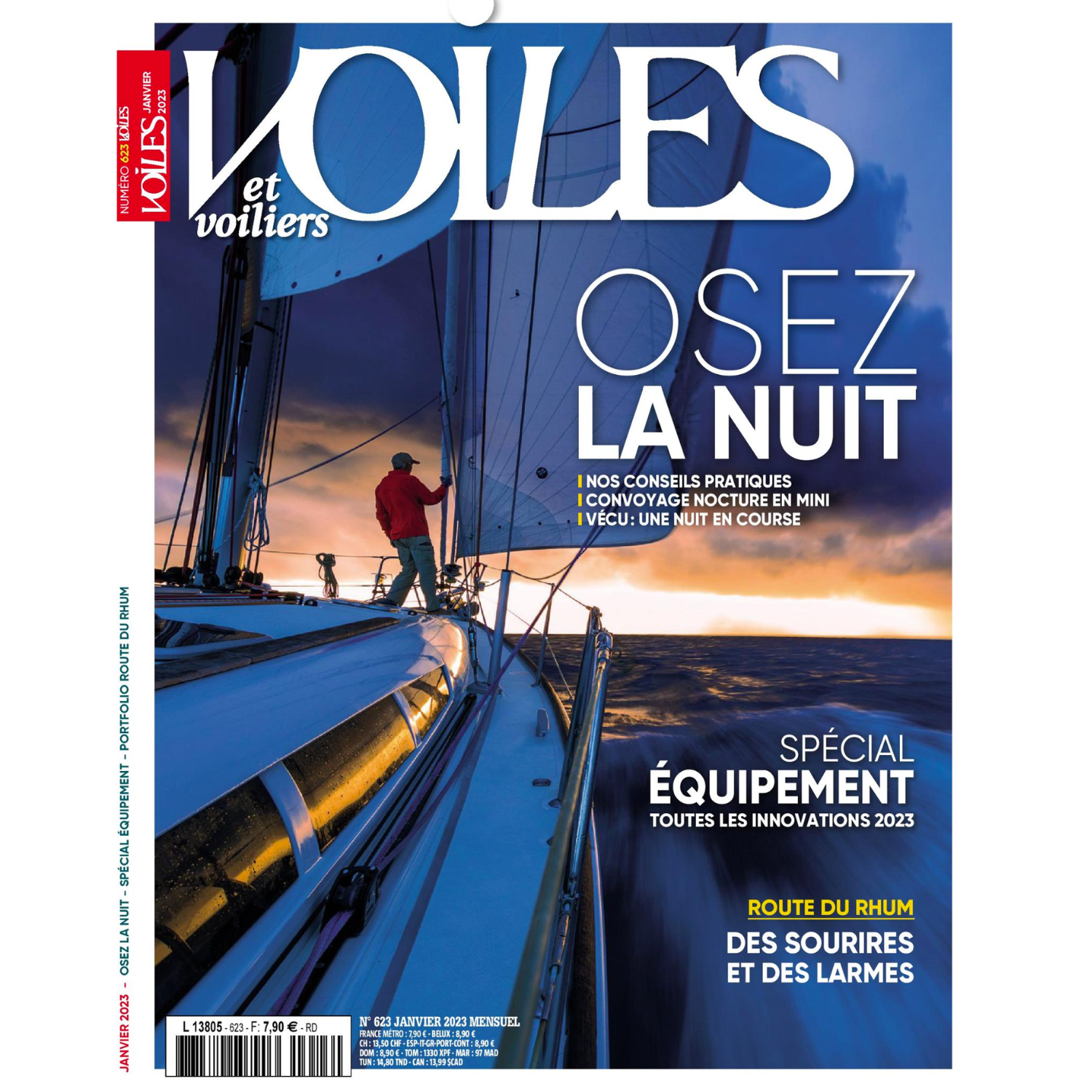 Voiles et Voiliers n°623 - Osez la Nuit - janvier 2023