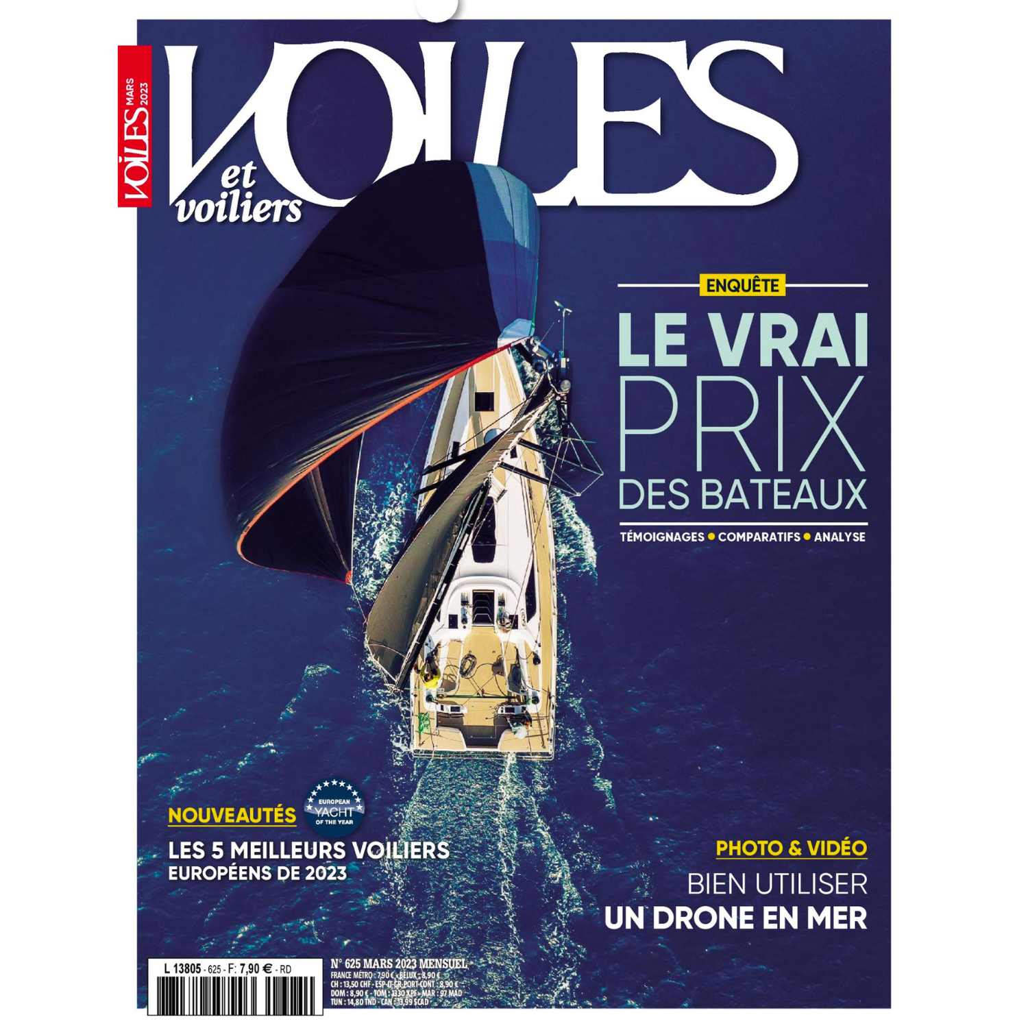 Voiles et Voiliers n°625 - Le vrai prix des bateaux - mars 2023