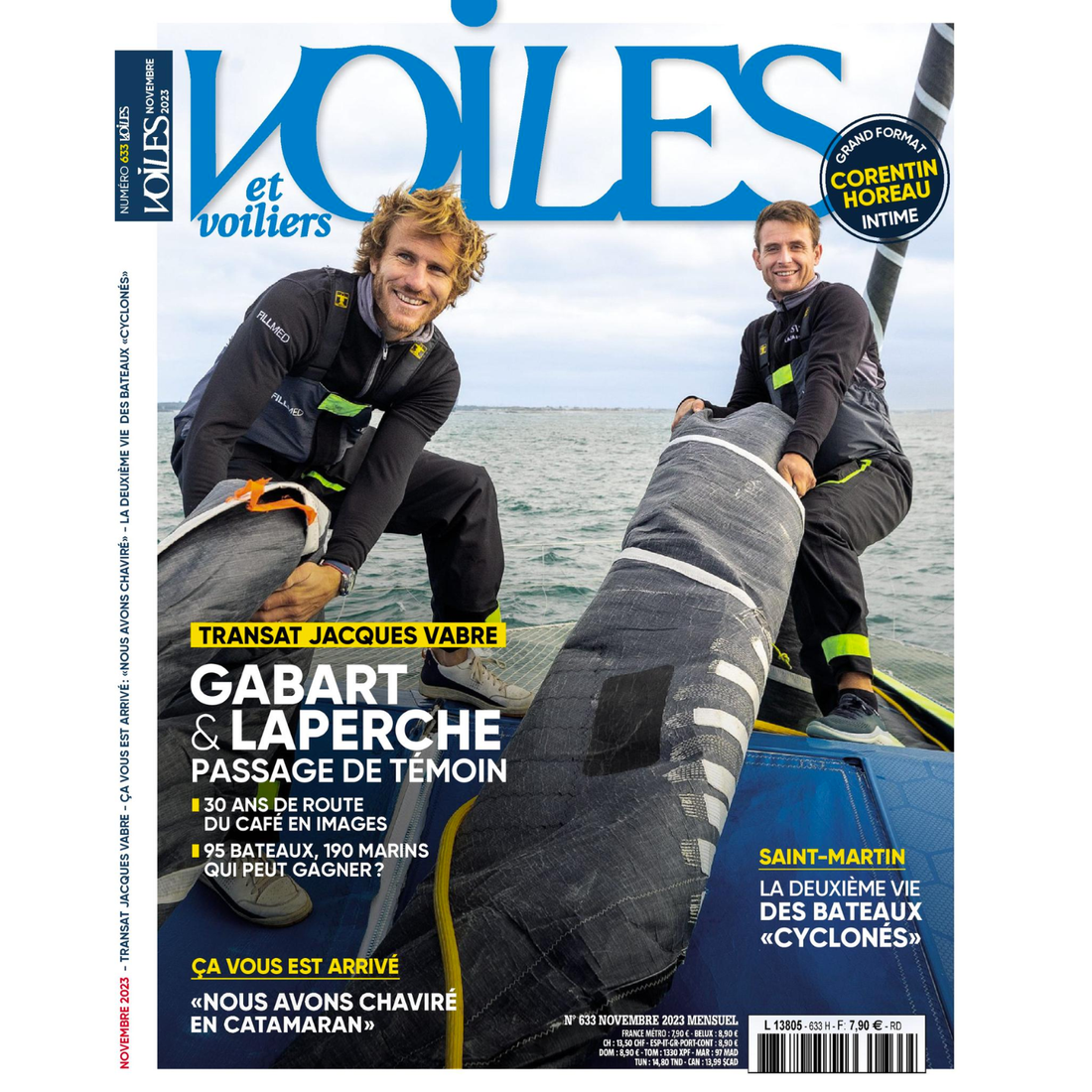 Voiles et Voiliers n°633 - Gabart et Laperche - novembre 2023