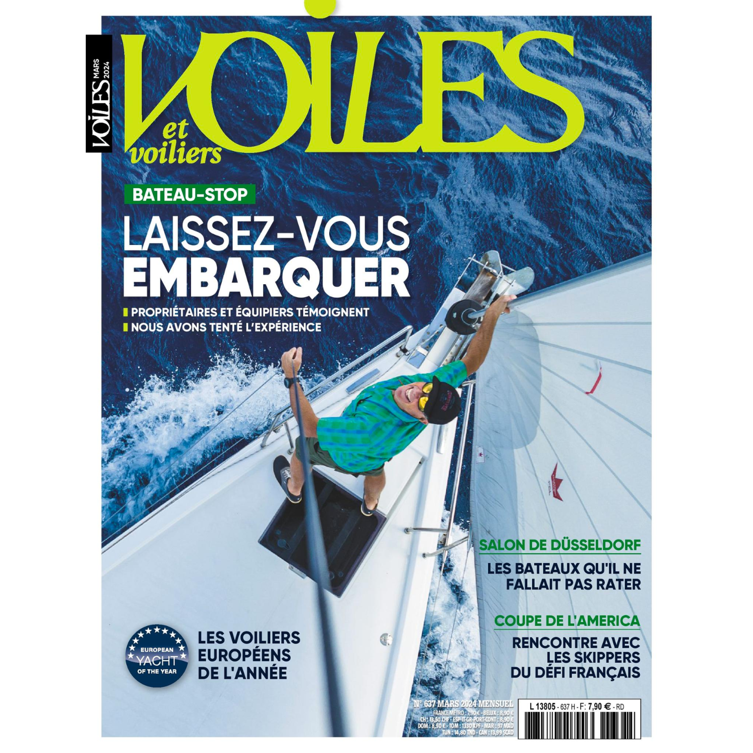 Voiles et Voiliers n°637 - Bateau-stop, laissez-vous embarquer - mars 2024