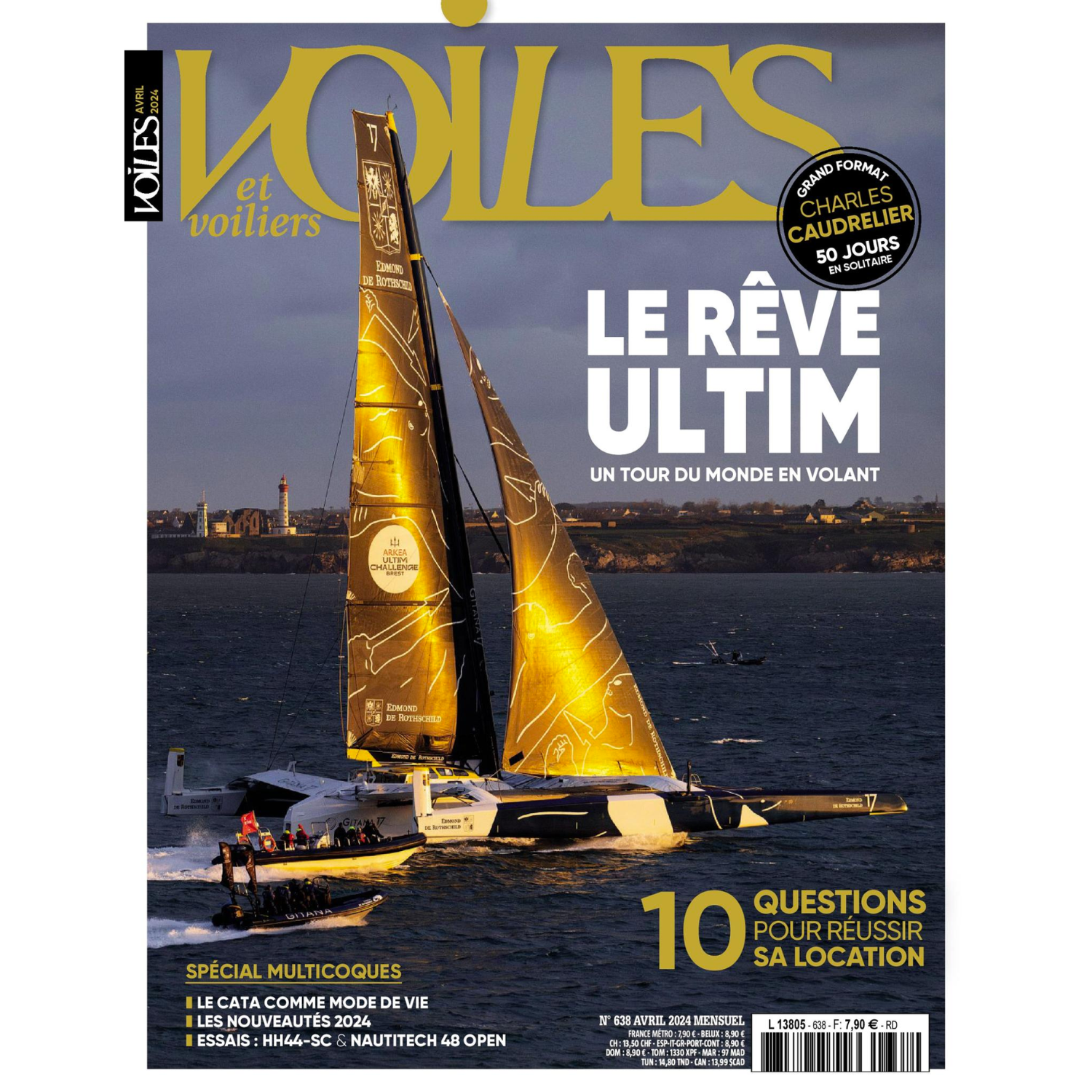 Voiles et Voiliers n°638 - Le rêve ULTIM - avril 2024