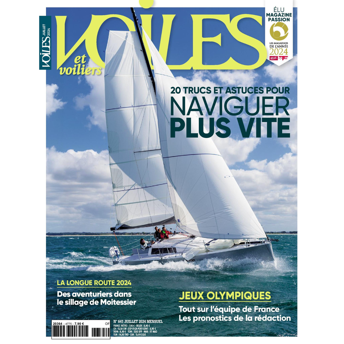 Voiles et Voiliers n°641 - Naviguer plus vite - juillet 2024