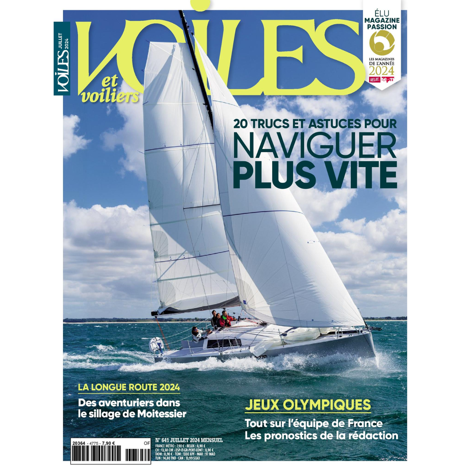 Voiles et Voiliers n°641 - Naviguer plus vite - juillet 2024