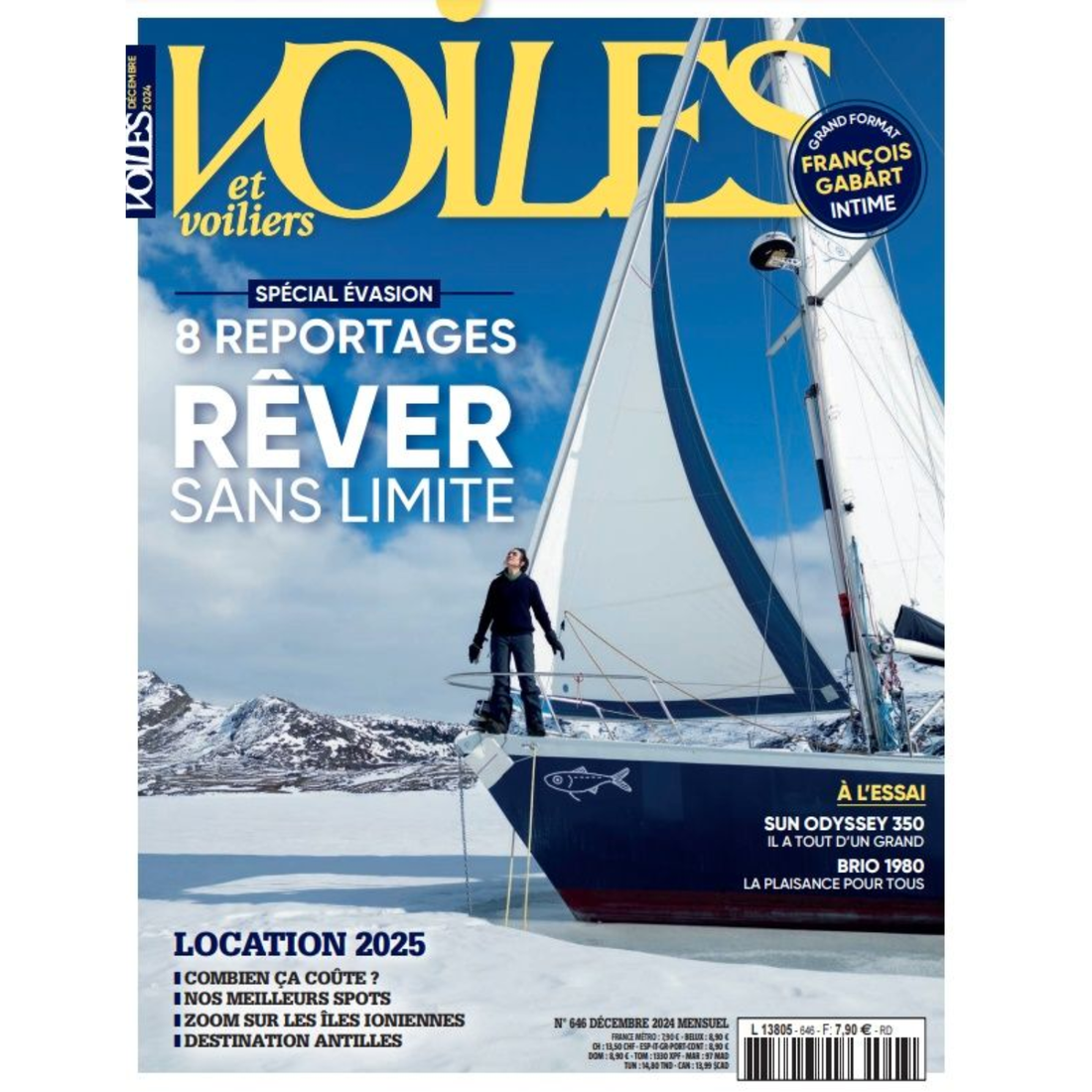 Voiles et Voiliers n°646 - Rêver sans limite - décembre 2024
