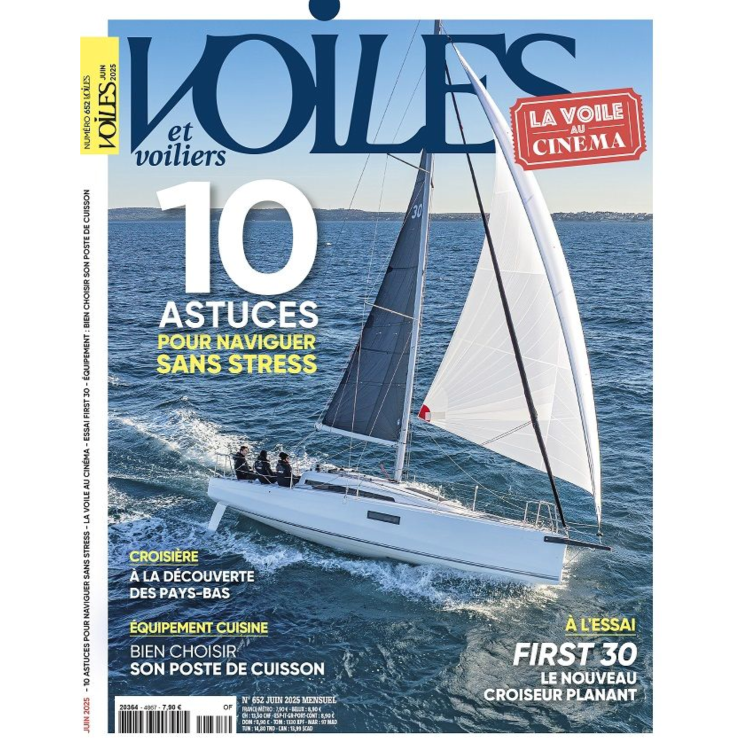 Voiles et Voiliers n°652 - 10 astuces pour naviguer sans stress - juin 2025