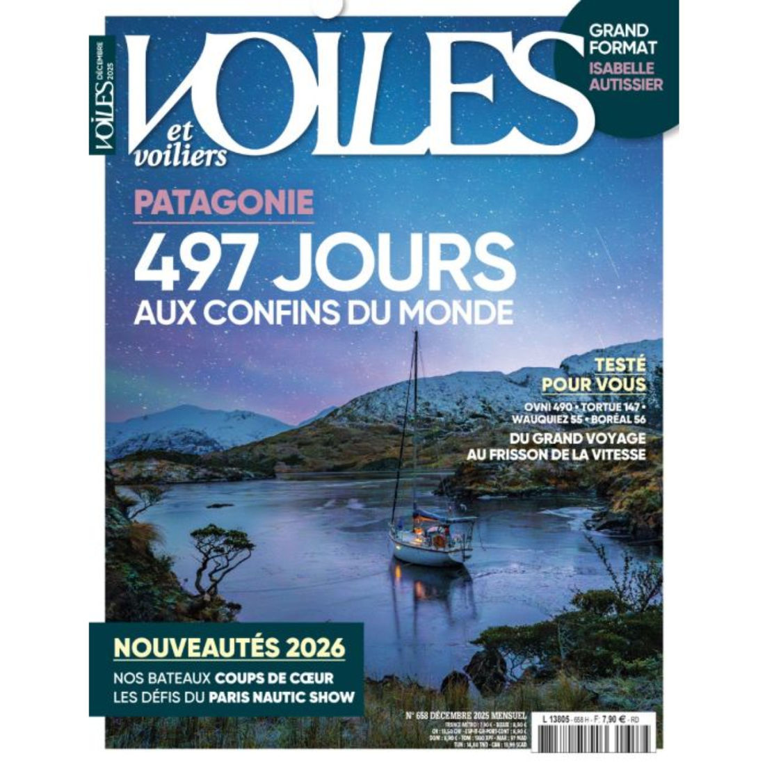 Voiles et Voiliers n°658 - 497 jours aux confins du monde - décembre 2025