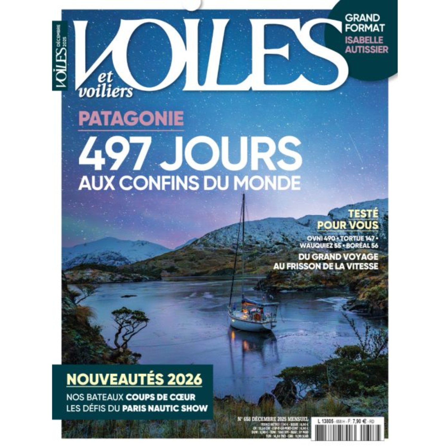 Voiles et Voiliers n°658 - 497 jours aux confins du monde - décembre 2025