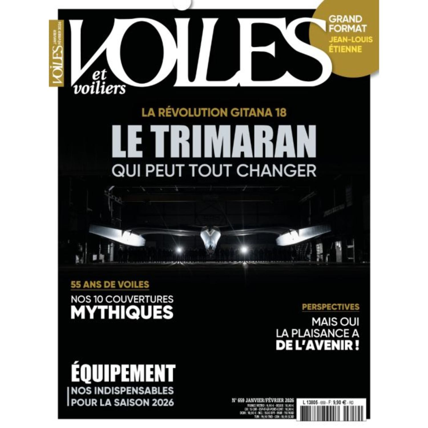Voiles et Voiliers n°659 - Le Trimaran qui peut tout changer - janvier/février 2026