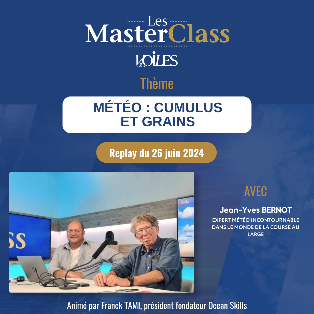 MasterClass Voiles et Voiliers - Météo - Jean-Yves Bernot - Cumulus et grains