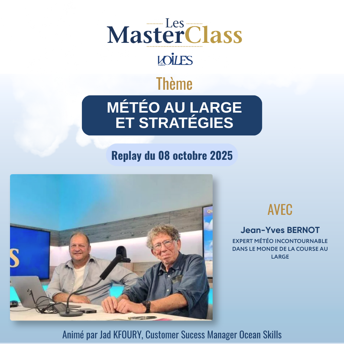 MasterClass Voiles et Voiliers - Météo - Jean-Yves Bernot - Météo au large et stratégies