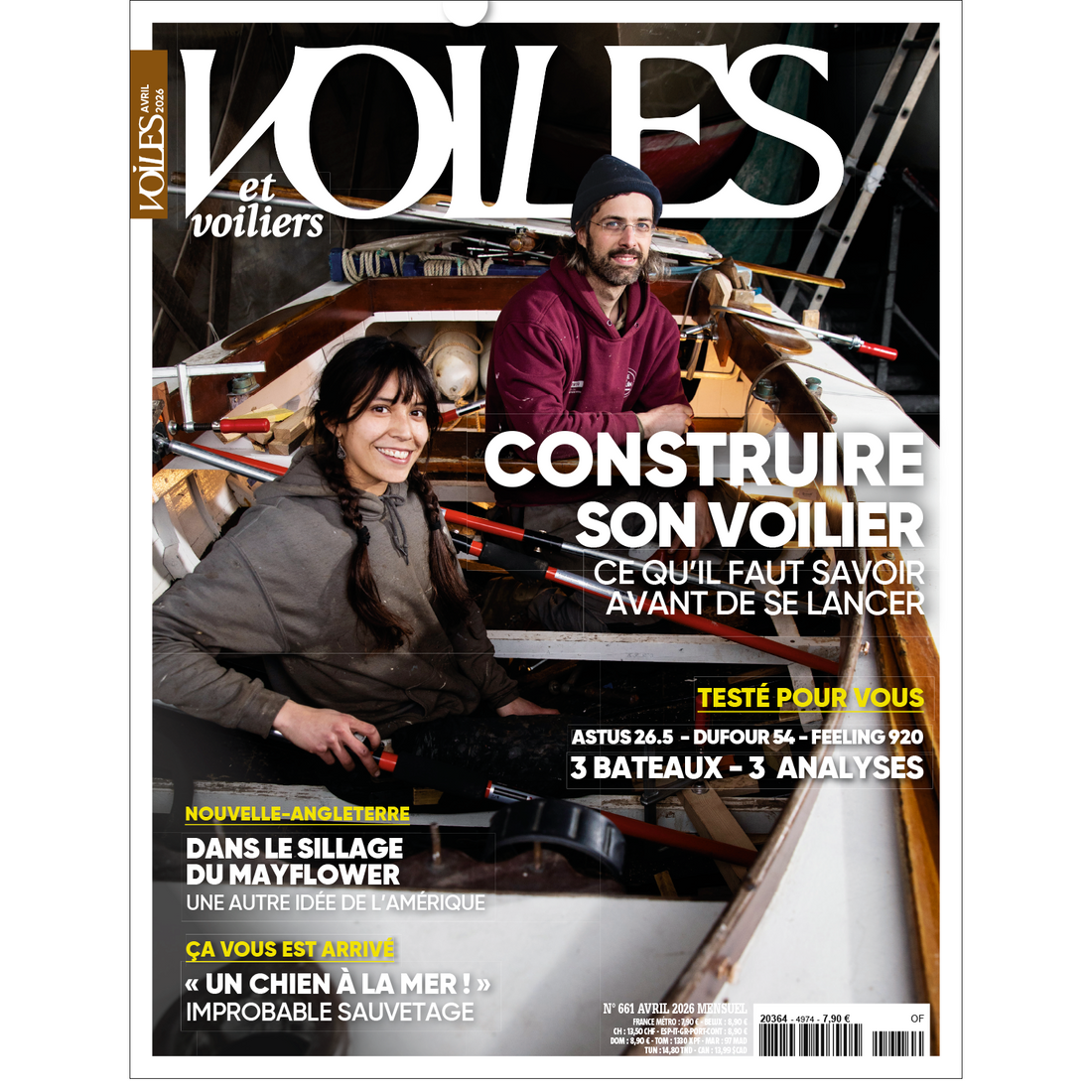 Voiles et Voiliers n°661 - Construire son voilier - avril 2026