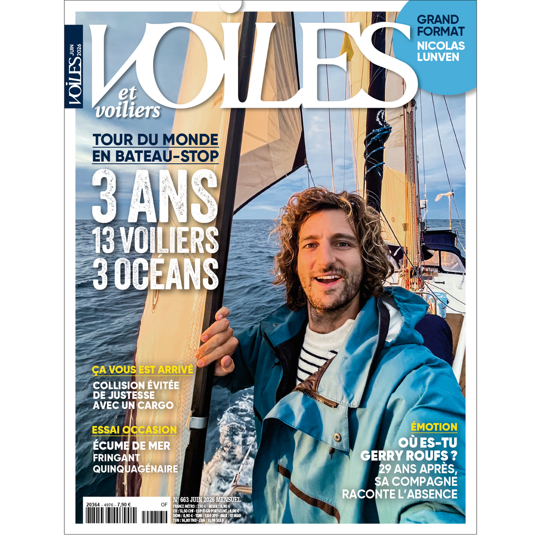 Voiles et Voiliers n°663 - Tour du monde - 3 Ans 13 Voiliers 3 Océans  - juin 2026